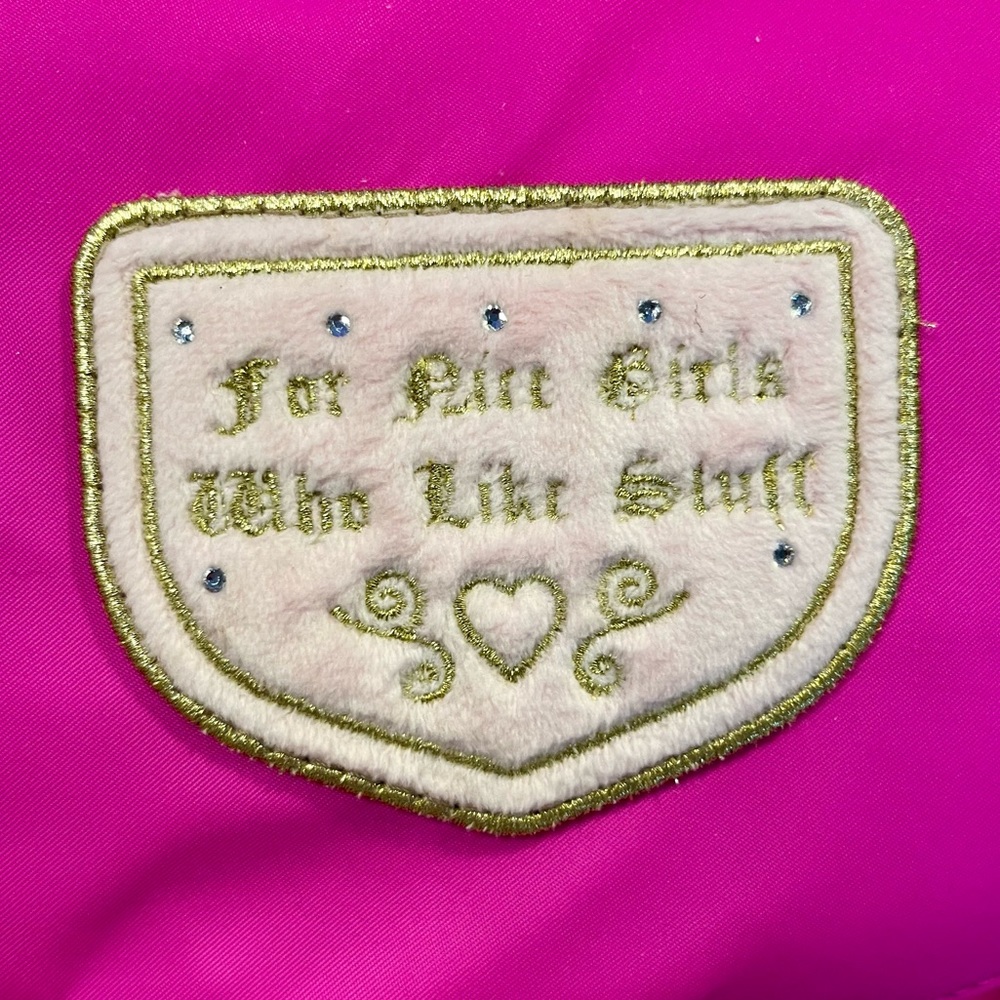 Stoney Clover Lane Fuchsia Mini Drawstring Backpa… - image 3